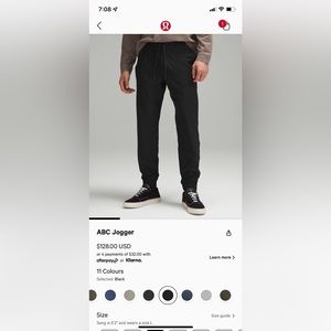 Lululemon ABC Joggers